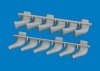Eduard 672435 Spitfire Mk.V six-stacks exhaust fishtail PRINT for EDUARD 1/72